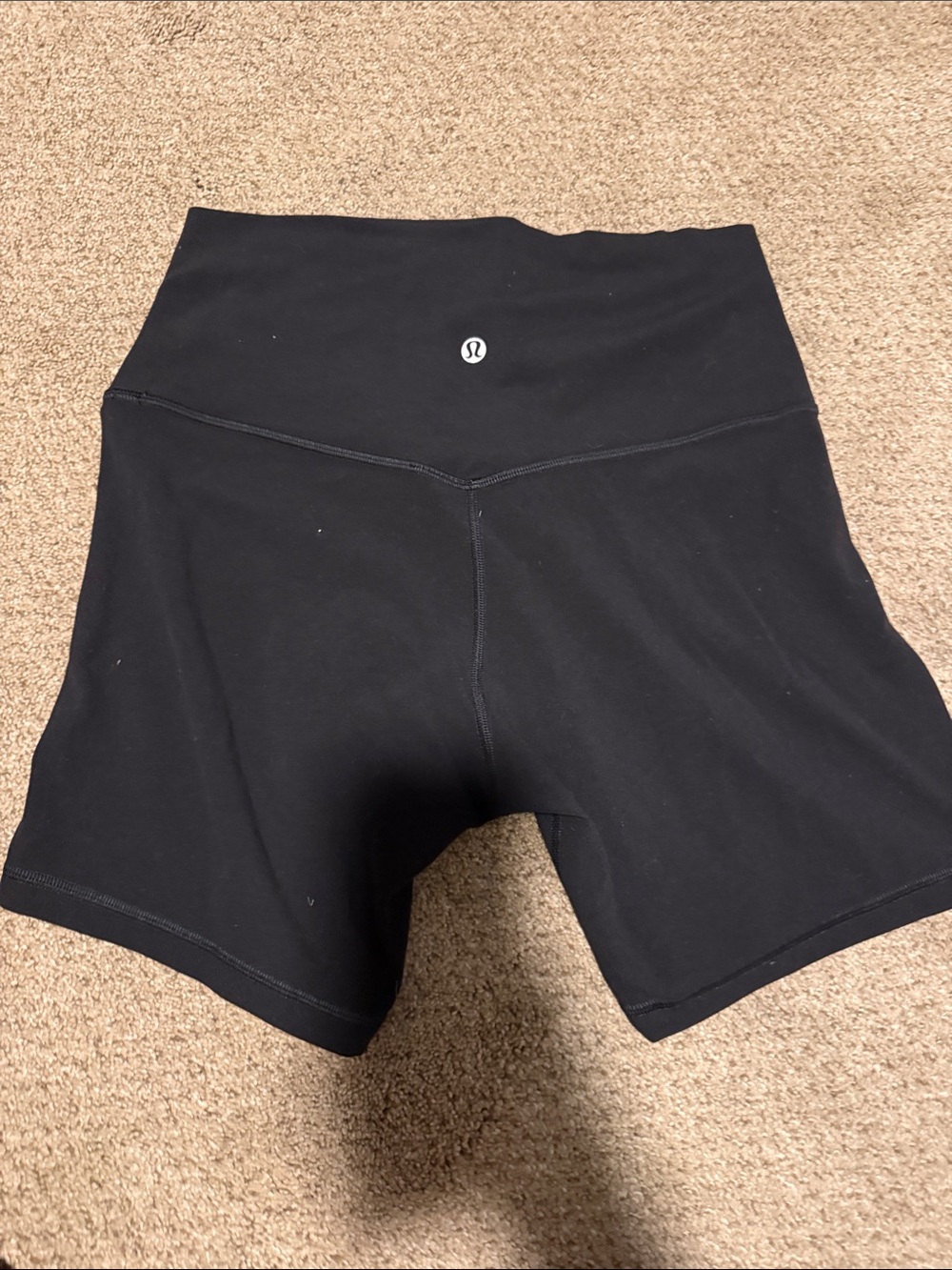 lululemon athletica Black High-Rise Bike Shorts
